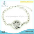 Silver charm perfume bracelet, charm bracelets for women